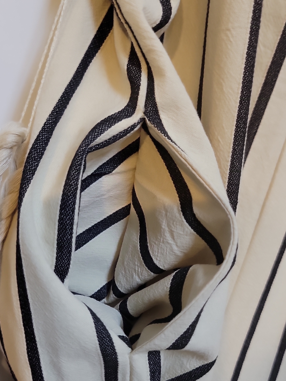 Brady Striped Wide-Leg Jumpsuit - Cream/Black - Picture 9 of 15